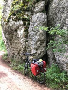 h mein fahrrad donaurradweg felsen