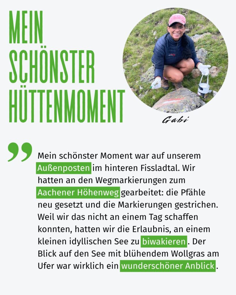 mein schönster hüttenmoment gabi